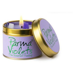 Lily-Flame 'Parma Violets' Scented Tinned Candle