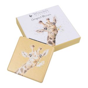 Wrendale Compact Mirror 'Flowers'