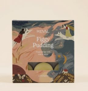 St Eval - 9 Scented tea lights ‘Figgy Pudding’