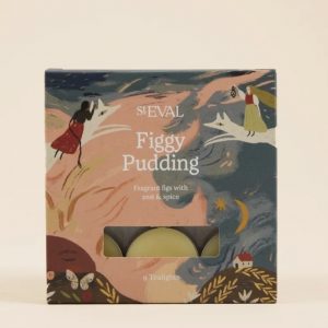 St Eval - 9 Scented tea lights ‘Figgy Pudding’